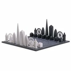 Skyline Chess - Acrylic London Edition W/ London Map Board