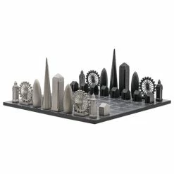 Skyline Chess - S/S London Chess W/ London Map Board