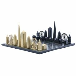 Skyline Chess - Luxury Bronze London W/ Corian Map Board