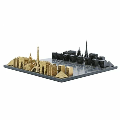 Skyline Chess - Luxury Bronze Paris Edition Corian Map Board 3 Skyline Chess - Luxury Bronze Paris Edition Corian Map Board