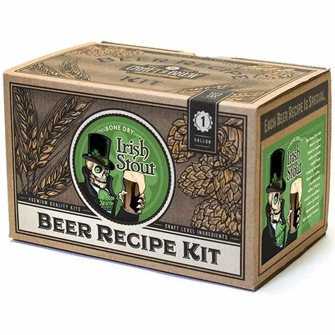 Craft A Brew - Beer Recipe Kit Bone Dry Irish Stout 6pce