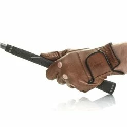 The MVP - Pro Heritage Brown Golf Glove Large