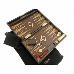 Italfama - Hand Carved Wooden Backgammon Set