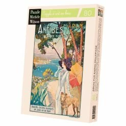 Puzzle Michèle Wilson - Affiche PLM Antibes 80pc