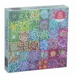 Galison - Succulent Spectrum Jigsaw Puzzle 500 Piece