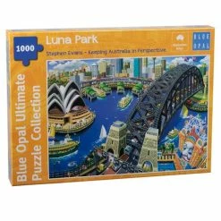 Blue Opal - Stephen Evans Luna Park Puzzle 1000pce
