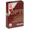 Piatnik - Opti Index Bridge Playing Cards Red