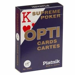 Piatnik - Opti Poker Index Playing Cards Blue