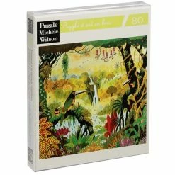 Puzzle Michèle Wilson - Toucans A La Casace Puzzle 80pce