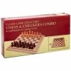 Games - Wooden Chess & Checkers Combo