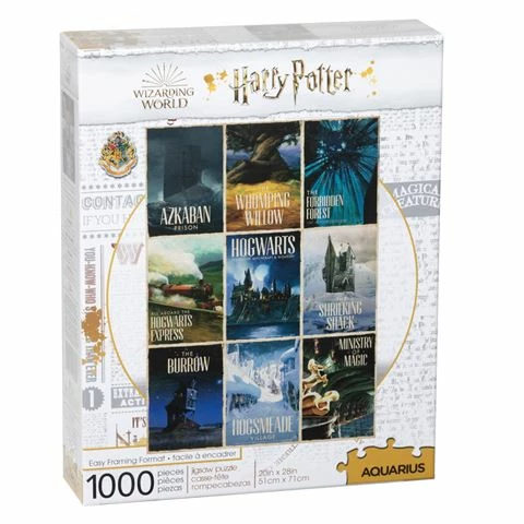Aquarius - Harry Potter Travel Posters Puzzle 1000pce