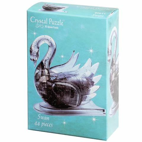 Games - 3D Crystal Jigsaw Puzzle Black Swan 44pce
