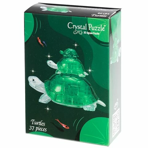 Games - 3D Crystal Jigsaw Puzzle Turtles 37pce 3 Games - 3D Crystal Jigsaw Puzzle Turtles 37pce