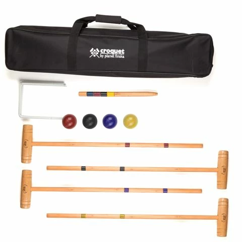 Planet Finska - Family 4 Mallet Croquet Set