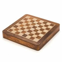 Italfama - Magnetic Wooden Chess Set With Drawer
