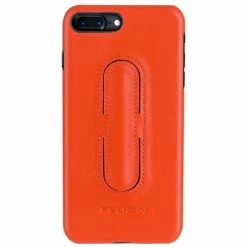 Fedon - IPhone 7 Plus Click Nappa Leather Case Orange