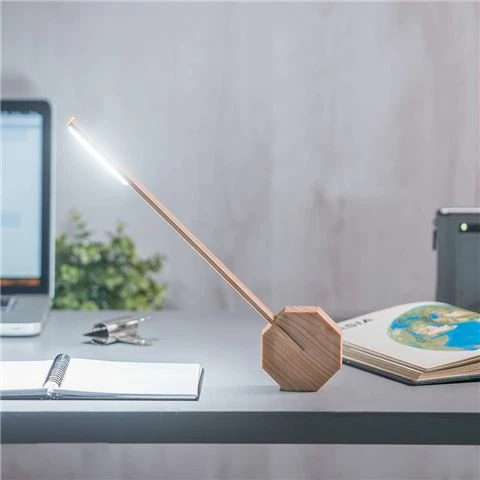 Gingko - Octagon One Desk Lamp Maple
