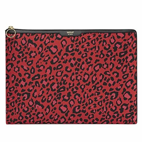Wouf - Laptop Sleeve Red Leopard 3 Wouf - Laptop Sleeve Red Leopard