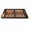 Manopoulos - Knitted Leather Backgammon Brown 48cm X 30cm