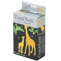 Games - 3D Crystal Jigsaw Puzzle Yellow Giraffes
