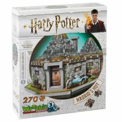 Games - 3D Hagrid's Hut Harry Potter Jigsaw Puzzle 270pce