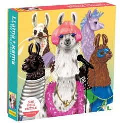 Mudpuppy - Llama & Rama Puzzle 500pce