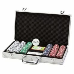 Jackpot - Texas Hold 'Em 300 Chip Poker Set With Case