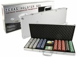 Jackpot - 500 Chip Poker Set W/Alum Case