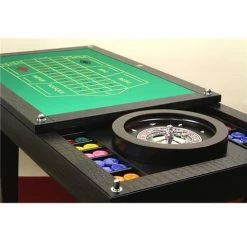 Renzo Romagnoli Renzo - Ostrich Multi Game Roulette Table Brown