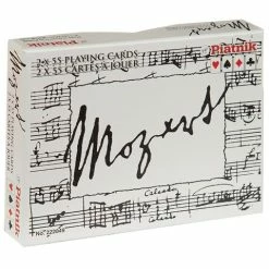 Piatnik - Mozart Playing Cards Black & White